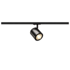 SLV - ENOLA_C LED Strahler für 1Phasen Hochvolt-Stromschiene, 3000K, schwarz, 35°, inkl. 1 Phasen-Adapter