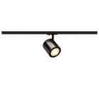 SLV - ENOLA_C LED Strahler für 1Phasen Hochvolt-Stromschiene, 3000K, schwarz, 55°, inkl. 1 Phasen-Adapter