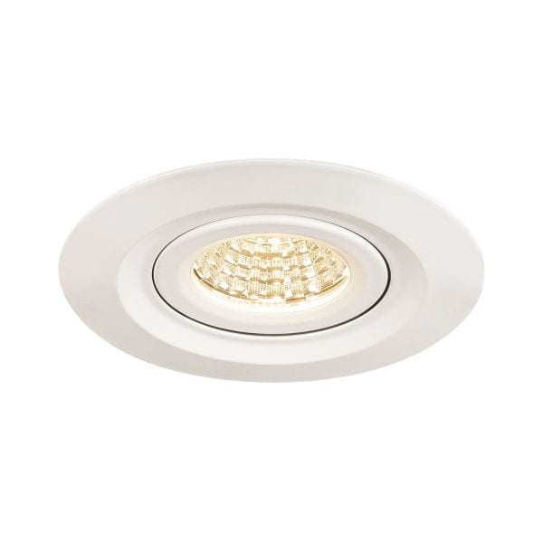 SLV - KINI LED Outdoor Deckeneinbauleuchte, weiss, 3000K, 60°, IP65