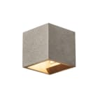 SLV - SOLID CUBE Wandleuchte, QT14, schwarzer Sandstein, max. 25W