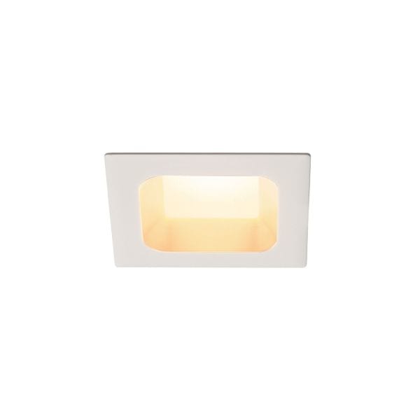 SLV - VERLUX, Einbauleuchte, LED, 3000K, mattweiss, L/B/T 8,5/8,5/4,5 cm, 10W
