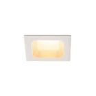 SLV - VERLUX, Einbauleuchte, LED, 3000K, mattweiss, L/B/T 8,5/8,5/4,5 cm, 10W