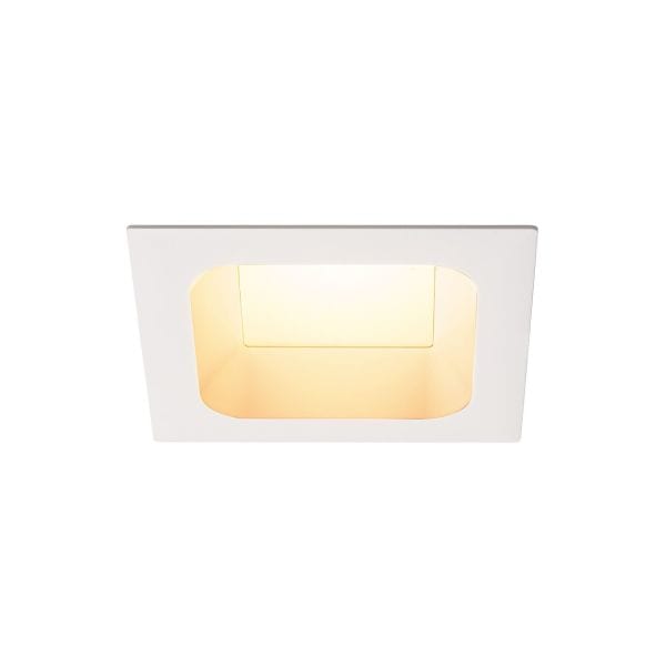 SLV - VERLUX, Einbauleuchte, LED, 3000K, mattweiss, L/B/T 13,5/13,5/7,5 cm, 20W