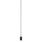 SLV - FITU, Pendelleuchte, A60, rund, schwarz, 5m Kabel mit offenem Kabelende, max. 60W