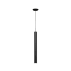 SLV - HELIA 40, Pendelleuchte, LED, 3000K, rund, schwarz, flache Rosette, 9W
