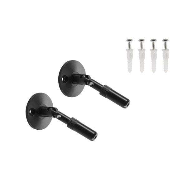 SLV - WANDHALTER, für TENSEO Niedervolt-Seilsystem, lang, schwarz, 2 Stück