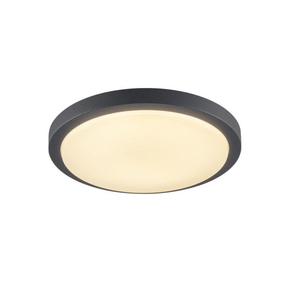 SLV - AINOS, Deckenleuchte, LED, 3000K, rund, anthrazit, mit Sensor