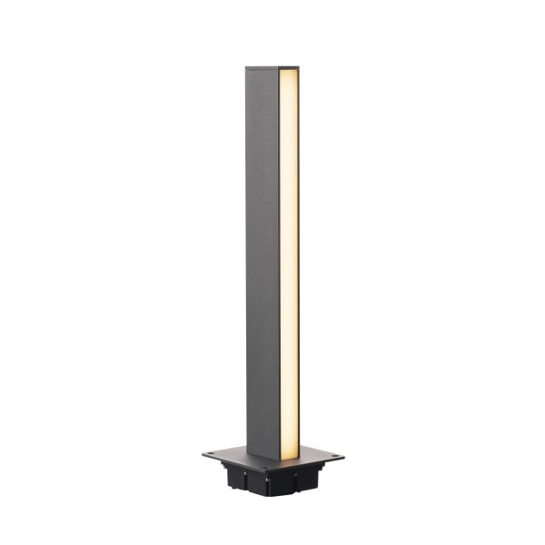 SLV - H-POL, Wege- und Standleuchte, einflammig, LED, 3000K, anthrazit, L/B/H 16,5/16,5/66 cm