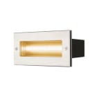 SLV - BRICK, Outdoor Wandeinbauleuchte, LED, 3000K, edelstahl, IP67, 230V, 950lm 10W