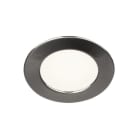 SLV - DL 126 LED, Downlight, rund, metallgebürstet, warmweiss, 12V