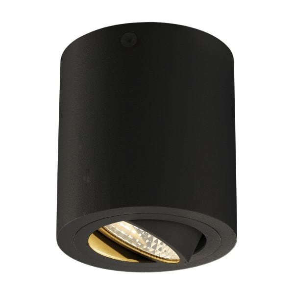 SLV - TRILEDO ROUND CL Aufbaudown- light, mattschwarz, LED, 6W, 38°, 3000K, inkl. Treiber