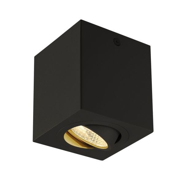 SLV - TRILEDO SQUARE CL Aufbaudown- light, mattschwarz, LED, 6W, 38°, 3000K, inkl. Treiber