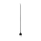 SLV - FENDA, Pendelabhängung, A60, schwarz, ohne Schirm, ohne Rosette, offenes Kabel, max. 60W