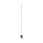 SLV - FENDA, Pendelabhängung, A60, chrom, ohne Schirm, ohne Rosette, offenes Kabel, max. 60W