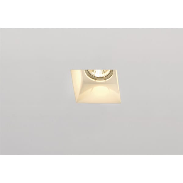 SLV - PLASTRA Downlight, GU10, eckig weisser Gips