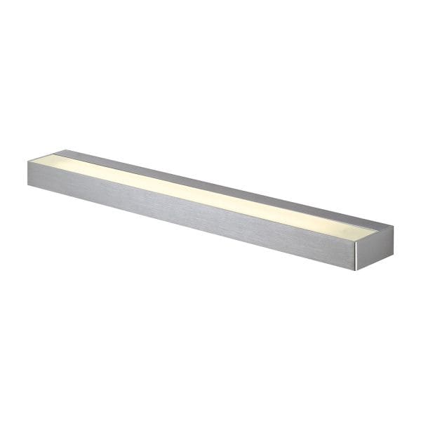 SLV - SEDO 14 LED Wandleuchte, eckig alu-brushed, Glas satiniert