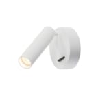 SLV - KARPO 30 Single Spot, Wand- u. Deckenleuchte, rund, weiss, 7,5W LED, 3000K, mit Schalter