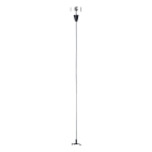 SLV - Pendelabhängung für S-TRACK 3P.-Schiene, schwarz, 100cm