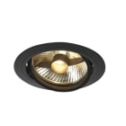 SLV - NEW TRIA ES111 ROUND Einbau- leuchte, mattschwarz, max. 75W, inkl. Blattfedern
