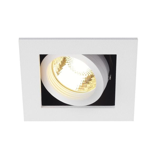 SLV - KADUX 1 GU10 Downlight, eckig, mattweiss, max. 50W