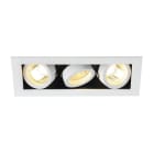 SLV - KADUX 3 GU10 Downlight, eckig, mattweiss, max. 3x50W