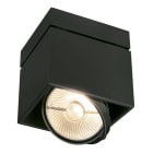 SLV - KARDAMOD SURFACE SQUARE ES111 SINGLE Deckenleuchte, eckig, schwarz, GU10, max. 75W