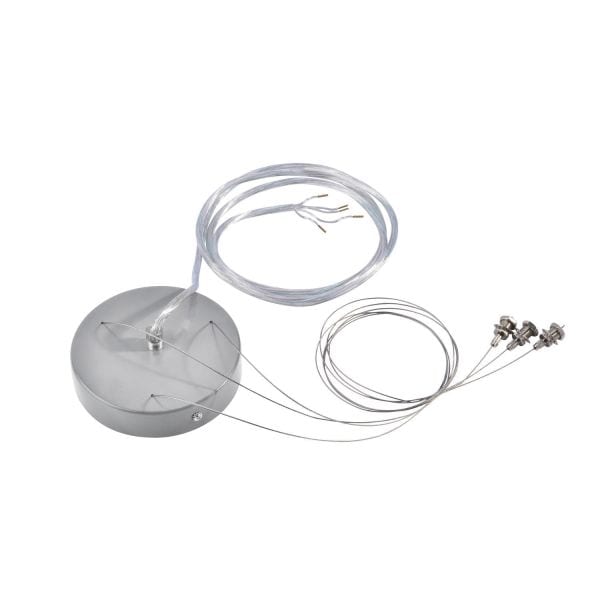 SLV - Abhängset für 1-10V MEDO LED, silbergrau, 5-adrig