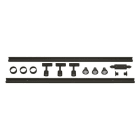 SLV - 1-Phasen Hochvolt-Set 3, schwarz, 2x1m, inkl.3xPURI und LED Leuchtmittel 4,3W