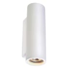 SLV - PLASTRA Wandleuchte, Gips, rund, 2xGU10