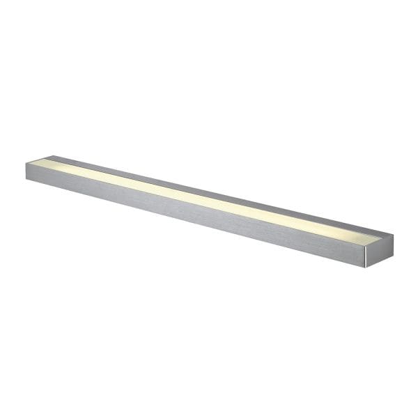 SLV - SEDO 21 LED Wandleuchte, eckig, alu-brushed, Glas satiniert, 3000K