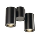 SLV - ENOLA_B SPOT double, Wand- Deckenleuchte, mattschwarz, GU10, max. 2x50W