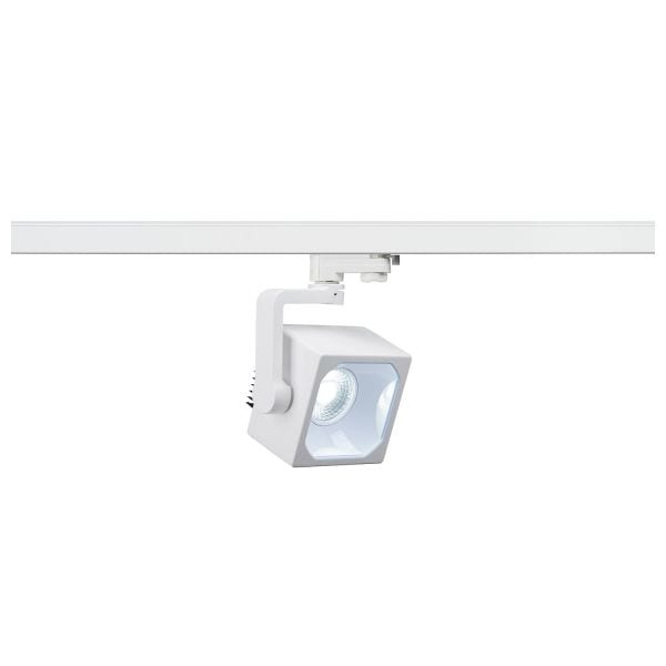 SLV - EURO CUBE Spot,weiss, 60°, 4000K, CRI90, inkl. 3P.-Adapter