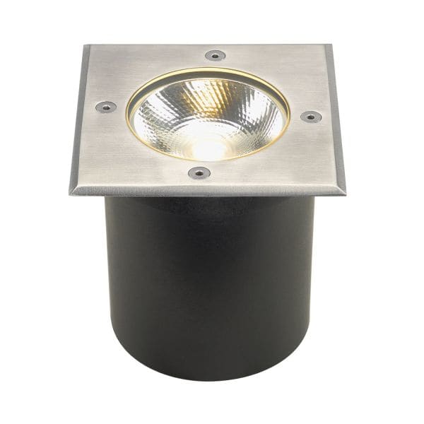 SLV - ROCCI Bodeneinbauleuchte, eckig, Edelstahl 316, LED