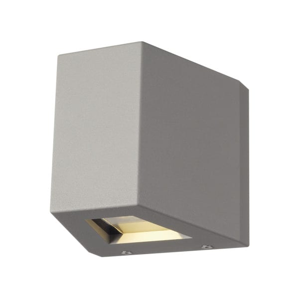 SLV - OUT BEAM LED Wandleuchte, Beam up/Flood down, silbergrau