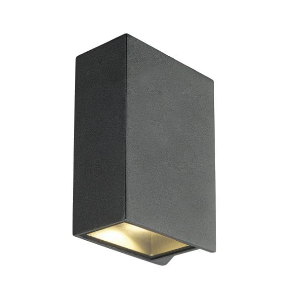 SLV - QUAD XL 2 Wandleuchte, eckig, anthrazit, LED, 2x3,2W, 3000K, up-down