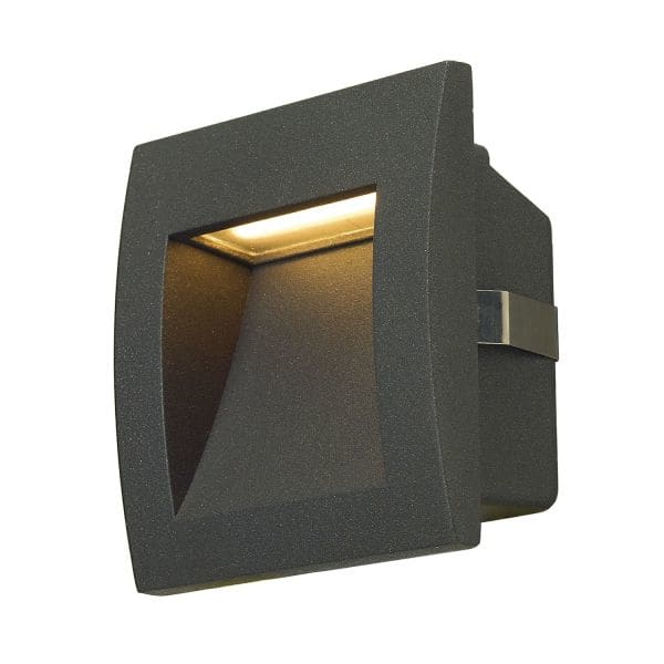 SLV - DOWNUNDER OUT LED S Wand- einbauleuchte, anthrazit