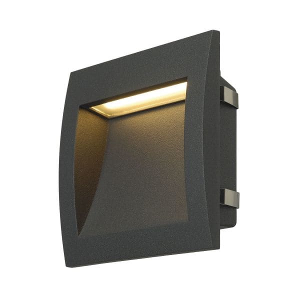 SLV - DOWNUNDER OUT LED L Wand- einbauleuchte, anthrazit