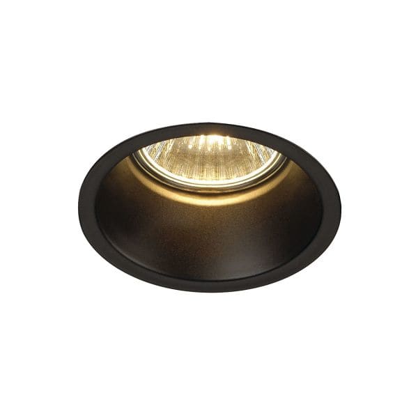SLV - HORN GU10 Downlight, rund, mattschwarz, max. 50W