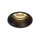 SLV - HORN GU10 Downlight, rund, mattschwarz, max. 50W