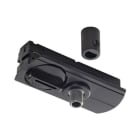 SLV - 1-Phasen Pendelleuchtenadapter ,schwarz, inkl. Zugentlastung und Gewindestück