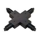 SLV - X-Verbinder für 1-Phasen HV-Stromschiene, Aufbauversion schwarz