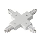 SLV - X-Verbinder für 1-Phasen HV-Stromschiene, Aufbauversion weiss