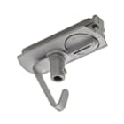 SLV - Adapter für 1-Phasen Hochvolt- schiene, silber, elektrisch, mit Haken