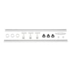 SLV - 1-Phasen Hochvolt-Set 3, weiss, 2x1m, inkl. 3xPURI und LED Leuchtmittel 4,3W