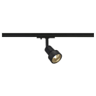 SLV - PURI Leuchtenkopf, schwarz, GU10, max. 50W, inkl. 1P.-Adapter