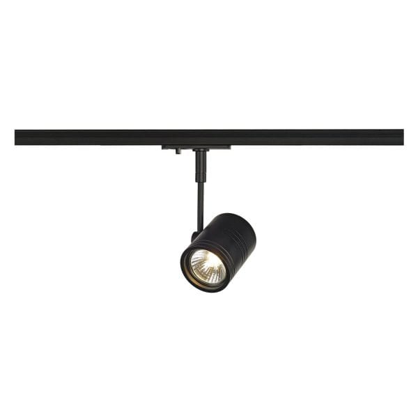 SLV - BIMA I Leuchtenkopf, schwarz, GU10, max. 50W, inkl. 1P.-Adapter