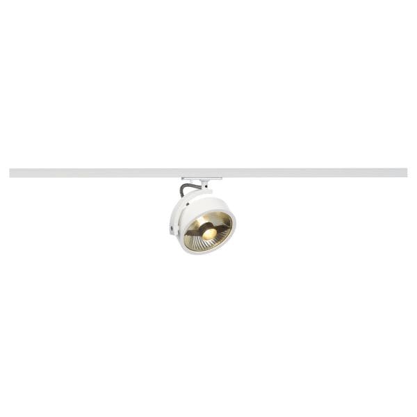 SLV - KALU TRACK QPAR111 Leuchten- kopf, weiss, inkl. 1P.-Adapter