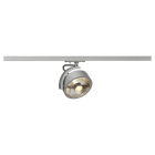 SLV - KALU TRACK QPAR111 Leuchten- kopf, silber,inkl. 1P.-Adapter