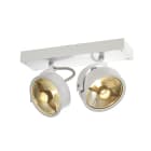 SLV - KALU 2 QPAR Deckenleuchte, mattweiss, ES111, max. 2x75W