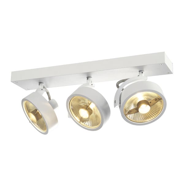 SLV - KALU 3 QPAR Deckenleuchte, mattweiss, ES111, max. 3x75W